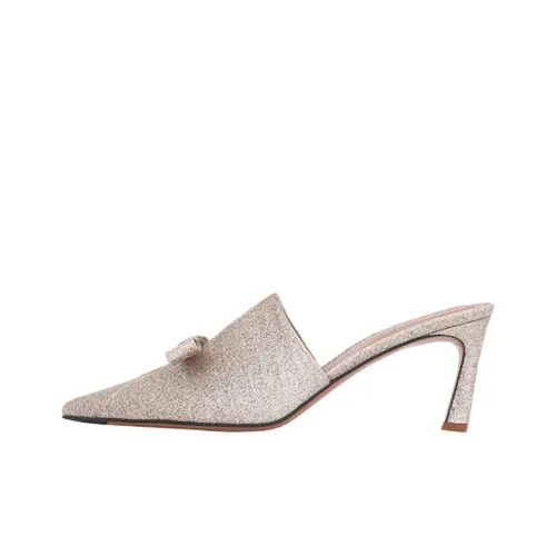 Zimmermann Домашние тапочки 6,5 см Женские Золотые