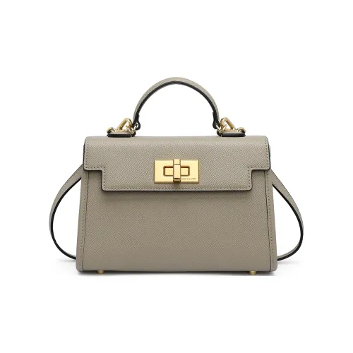 PIERRE CARDIN Корова Спилок Келли Сумка Плечевая Сумка Ручная Сумка Сумка через плечо Женская Слон Серый