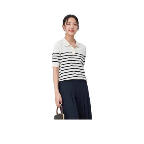 MIHUANG T-рубашка Женская Натуральный Белый