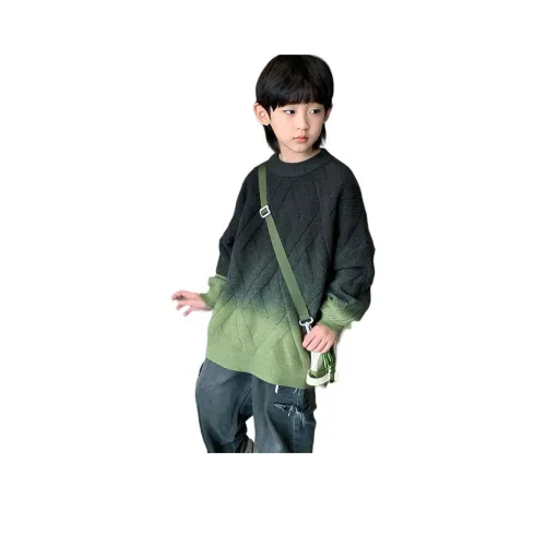 TONGGENI Свитер Зеленый Подростки