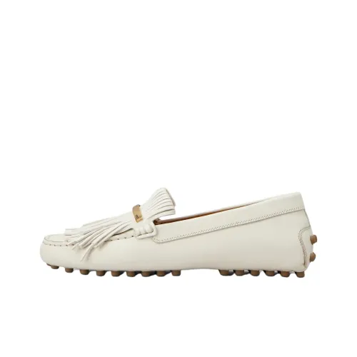 TOD'S Лоферы на резиновой подошве Женские Белые