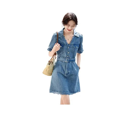 SENTUBILA Короткий рукав Платье Женское