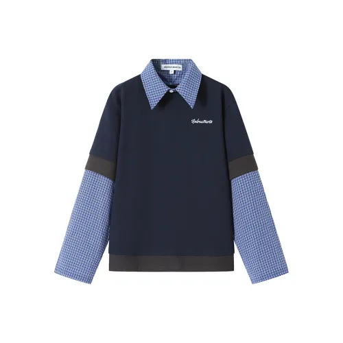 ANDREA MARTIN Темно-синие Женские футболки