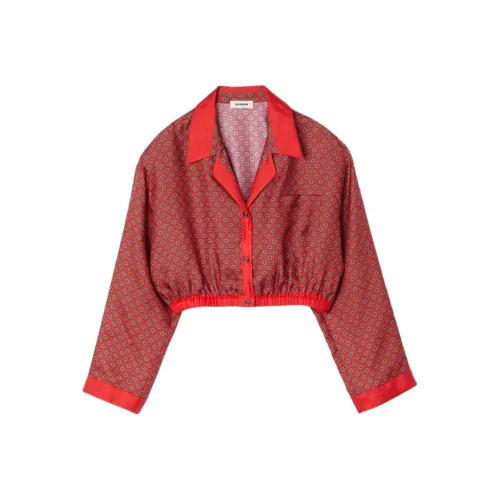 SANDRO Красные Женские Рубашки