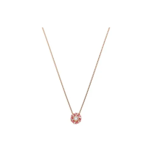 Swarovski Кубический цирконий Ожерелья Унисекс Розовый