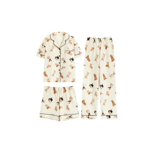 GOSO Белый Женские Пижамные Комплекты