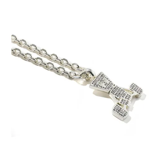 DANGEROUSPEOPLE Ожерелья из нержавеющей стали Унисекс Серебряный