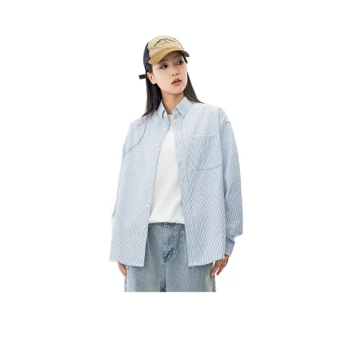 RDRE Синий Унисекс Рубашки