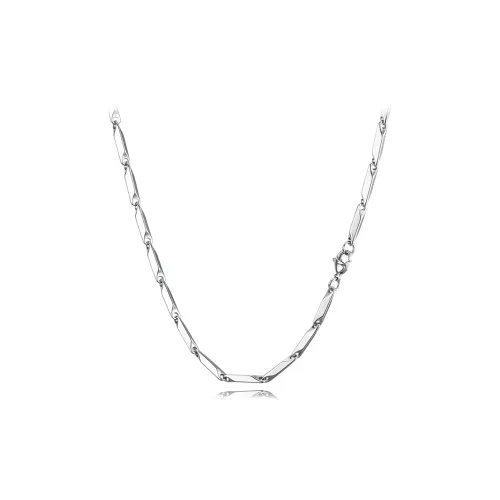 MUYAN Титановое стальное геометрическое ожерелье с ромбовидным дизайном мужское