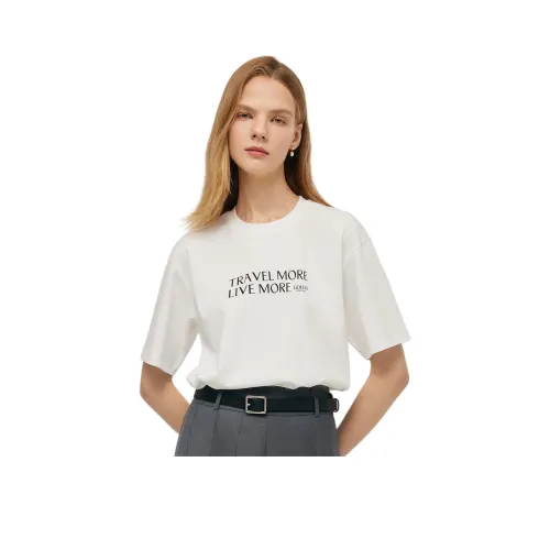 GOELIA 05W Экрю Женские Рубашки T