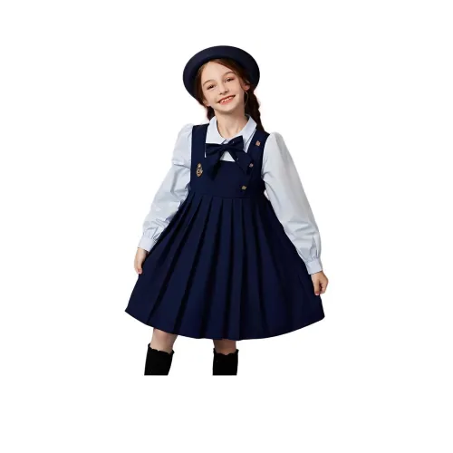 Детское платье ASK темно-синий детский