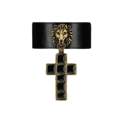 GUCCI Кожа Воротник Унисекс Черный