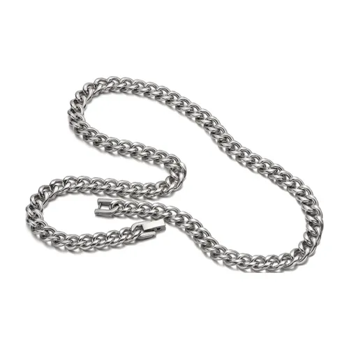 IDEAGEMER Титановые стальные ожерелья для мужчин