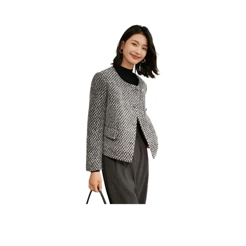 Mo Han Yi Mei Хлопковый пуховик женский Фотиния серый