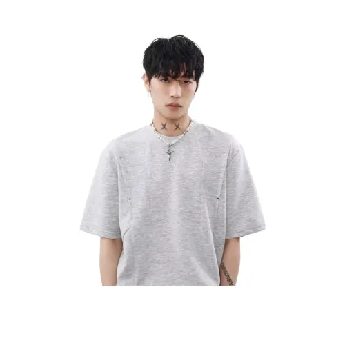 KVIV Серый Мужская T-Рубашка