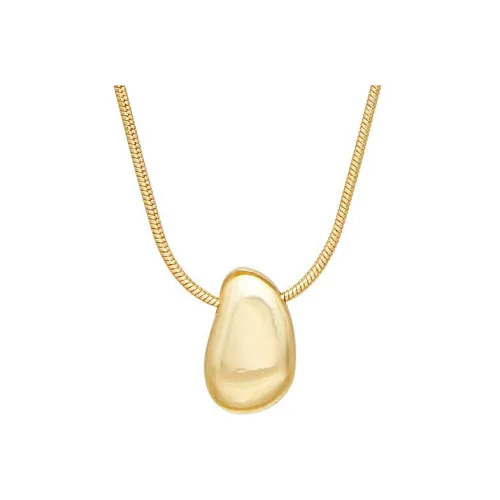 Anxious Медные Ожерелья Женские Золотые