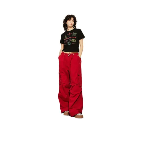 Jamor Red Женские Брюки карго