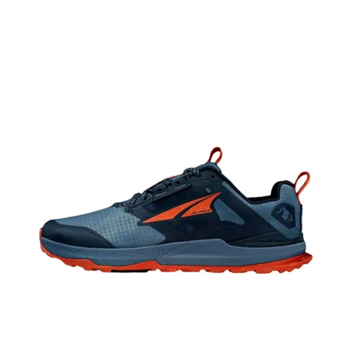 Altra LONE PEAK 8 Устойчивые к истиранию Низкие Кроссовки для бега Мужские Синие