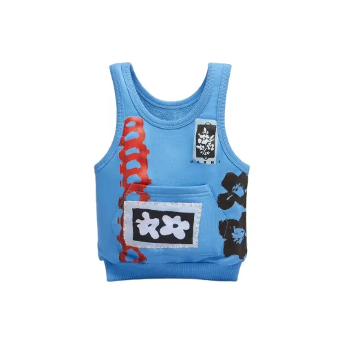 Marni cotton Спортивная рубашка Сумка Сумка Маленькая Женская Ирис Синий