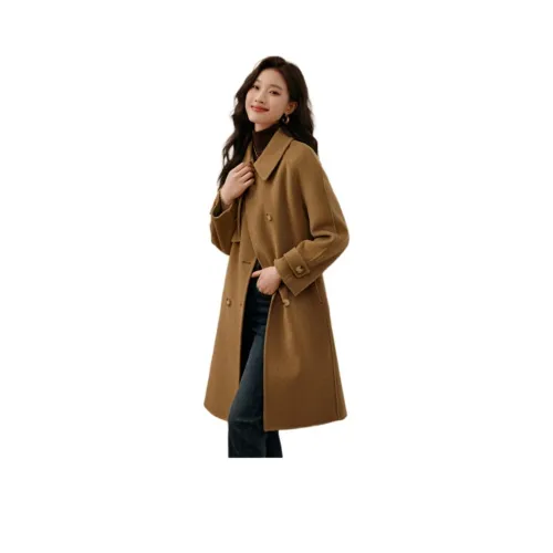 Mo Han Yi Mei Warm Camel Женское пальто