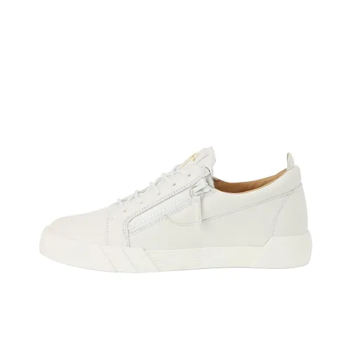Giuseppe Zanotti GZ Low Топ Скейтборд Кроссовки Мужские Белые