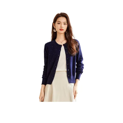 CARBAMMI Трикотаж Женский Верх Циан