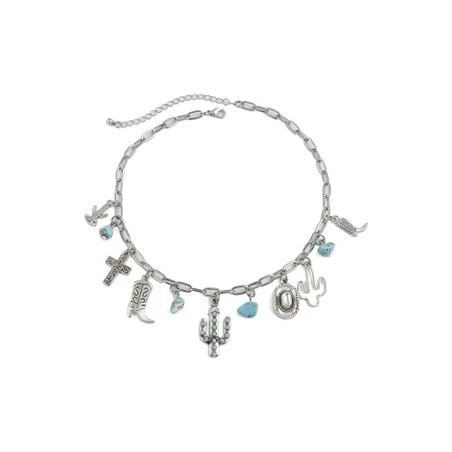 QIANFANGDAHUANGYE Сплав Ожерелья Женские