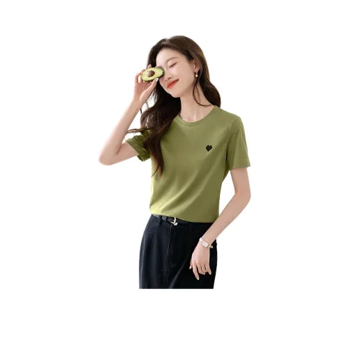 Mo Han Yi Mei T Рубашка Женская Светло-Фруктовый Зеленый