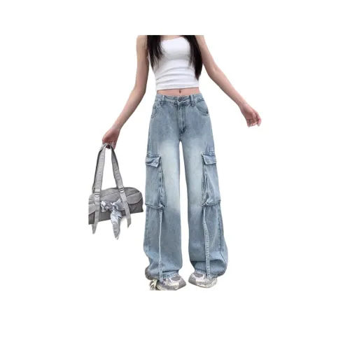 BEAR UNION Светло-синие Женские Джинсы