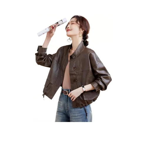 TERRE BLEUE Куртки Пальто Женские Кофе