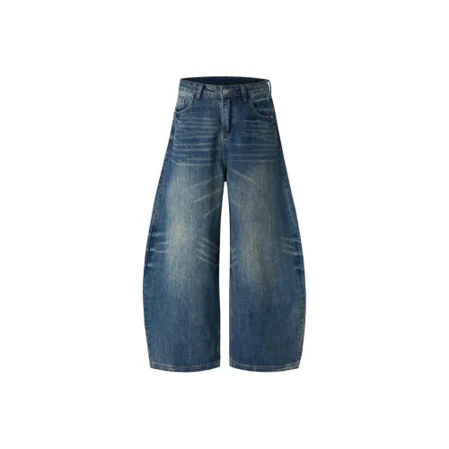 WLNEXT Роскошная уличная мода Джинсы с широкими штанинами для мужчин Премиум бренд Feel Relaxed Шаровары для пар