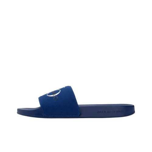 CKJ CALVIN KLEIN JEANS Слипоны C7I Винил Синий Мужской