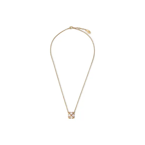 Off Белый Brass Necklaces Женские