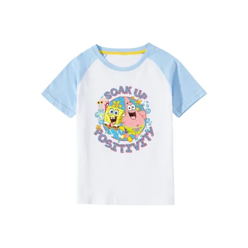 SPONGEBOB SQUAREPANTS T-рубашка Летняя Классическая Многоцветная