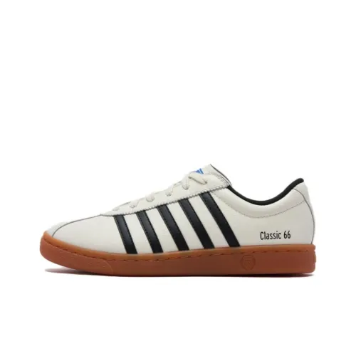 KSWISS Classic 66 Устойчивые к истиранию Дышащая Поддержка Низкий Верх Скейтборд Кроссовки Унисекс