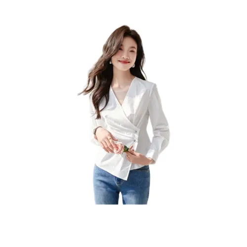 Mo Han Yi Mei Рубашка Женская Белая