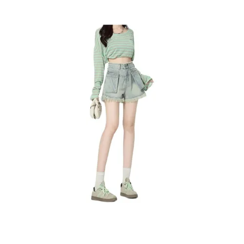 FOREVER 21 Винтажные синие женские джинсовые шорты