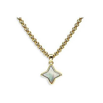 PUENTE Титановые стальные ожерелья мужские золотые