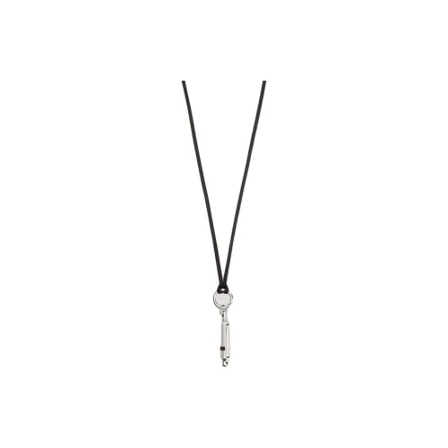 Lemaire Латунь Овечья кожа Ожерелья Унисекс Черный