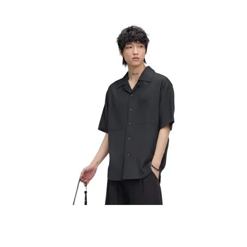 HERBEL Мужские Черные Рубашки