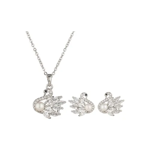 SYAY Пресноводный жемчуг медная инкрустация серебряные ожерелья женские