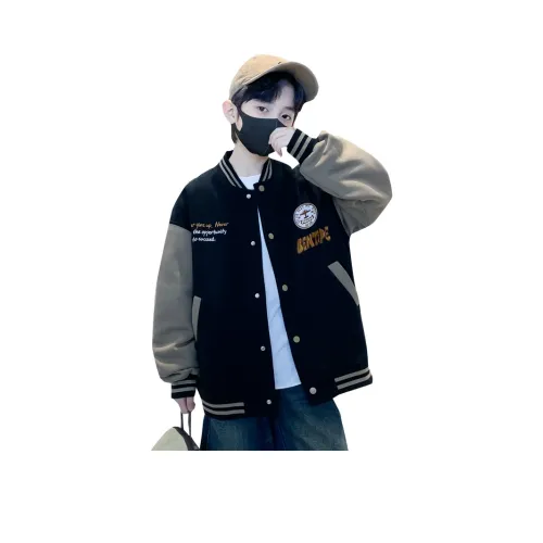 YUZHAOLIN Бейсбольная куртка Черная Детская