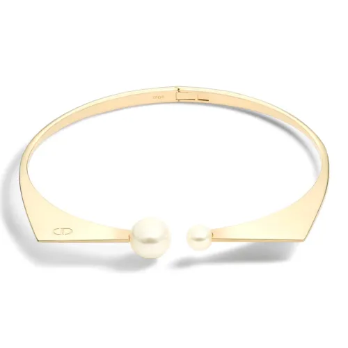 DIOR Tribales Смола Pearl Metal Necklaces Женские Gold