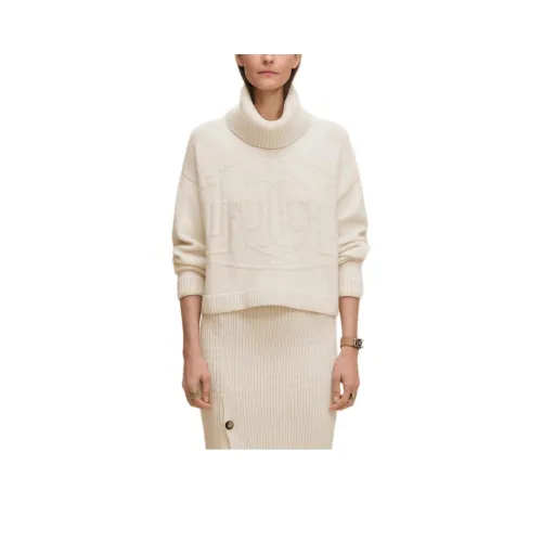 HERMES Кашемир Свитер Женский Белый