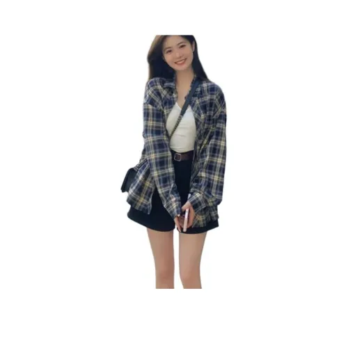 мм Темно-синие женские рубашки