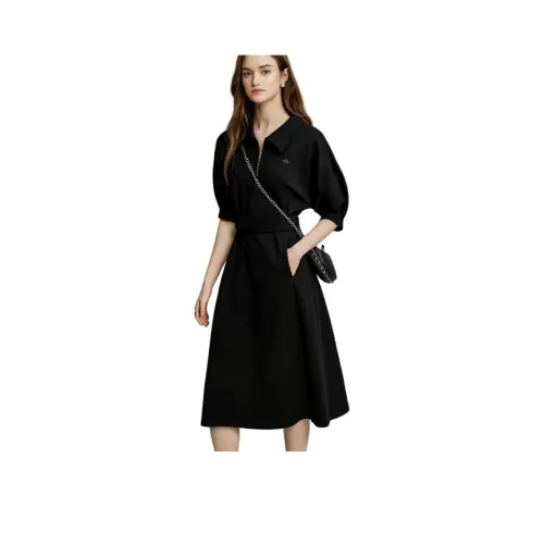 Elle Женские Платья с Короткими Рукавами