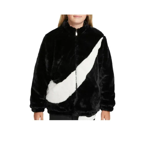 Nike Куртки и Пальто Черные Детские