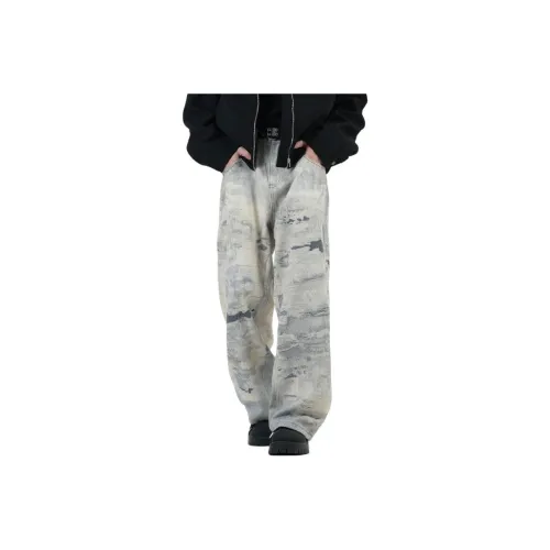 Белый медведь прохладный атмосфера джинсы унисекс