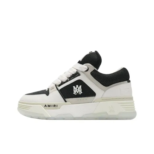 AMIRI MA 1 Low Топ Скейтборд Кроссовки Мужские Черный Белый