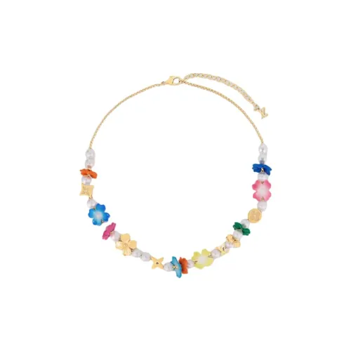 LOUIS VUITTON Металлические ожерелья Унисекс Золото